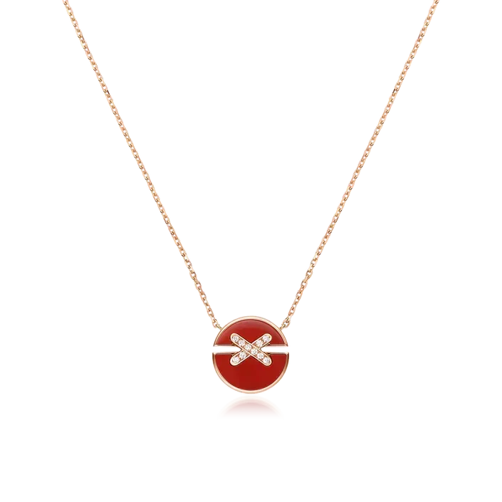 [Elowen jewels ]JEUX DE ROSE GOLD DIAMOND NECKLACE
