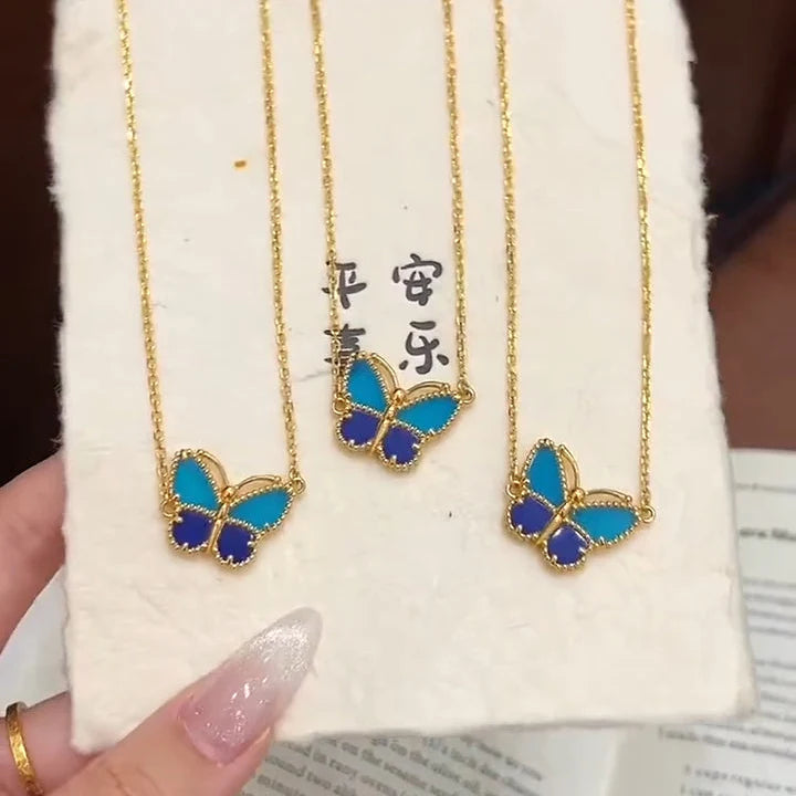 [Elowen jewels] 2026 NEUE LUCKY BUTTERFLY 1-MOTIV-HALSKETTE