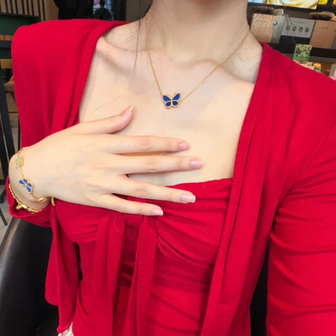 [Elowen jewels] 2026 NEUE LUCKY BUTTERFLY 1-MOTIV-HALSKETTE