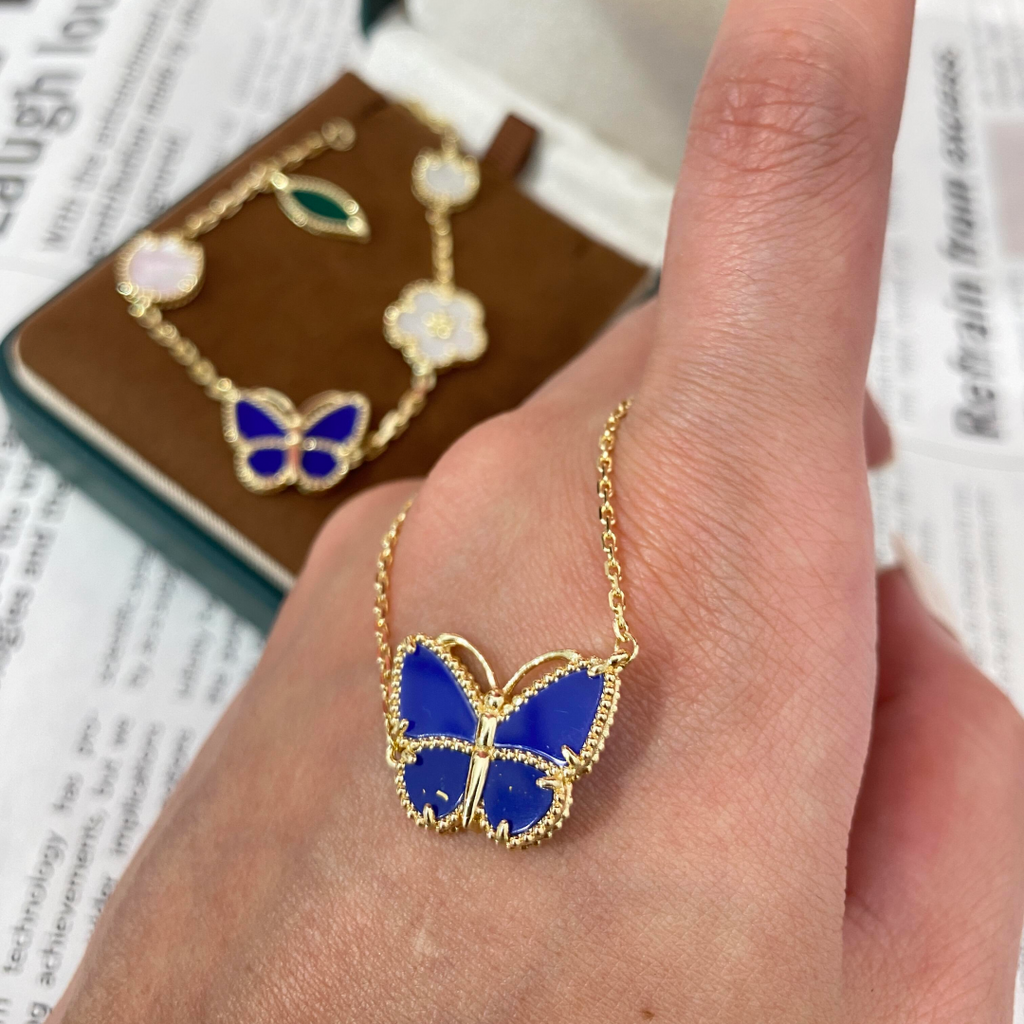 [Elowen jewels] 2026 NEUE LUCKY BUTTERFLY 1-MOTIV-HALSKETTE