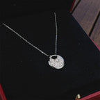 [Elowen jewels ]AMULETTE HALSKETTE SILBER VOLLDIAMANT