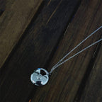 [Elowen jewels ]AMULETTE HALSKETTE SILBER VOLLDIAMANT