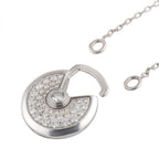 [Elowen jewels ]AMULETTE HALSKETTE SILBER VOLLDIAMANT