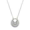 [Elowen jewels ]AMULETTE HALSKETTE SILBER VOLLDIAMANT