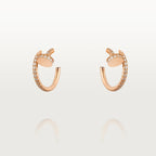 [Elowen jewels ]JUSTE OHRRINGE 12,75MM ROSÉGOLD DIAMANT