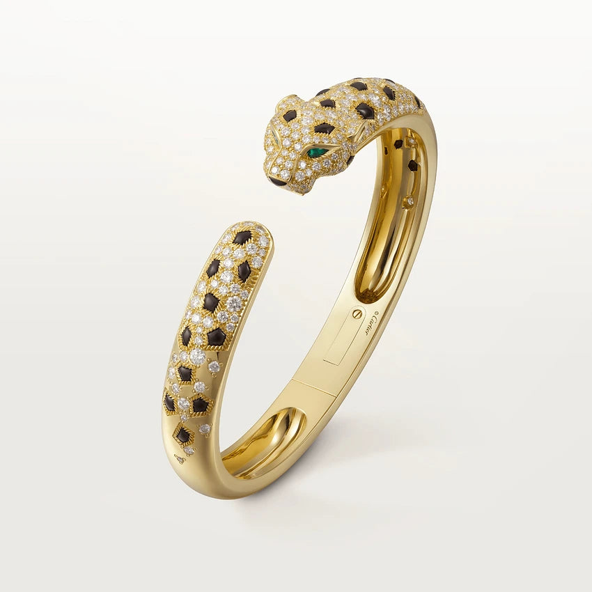 [Elowen jewels ]PANTHÈRE GROSSES ARMBAND DIAMANTEN