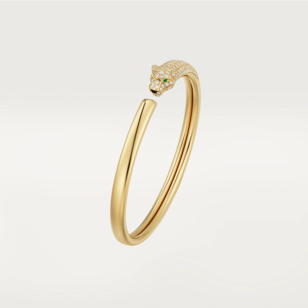 [Elowen jewels ]パンテール ゴールド ダイヤモンド オープンブレスレット