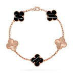 [Elowen jewels ] CLOVER 5 MOTIF PULSAR STONE BRACELET COLLECTION