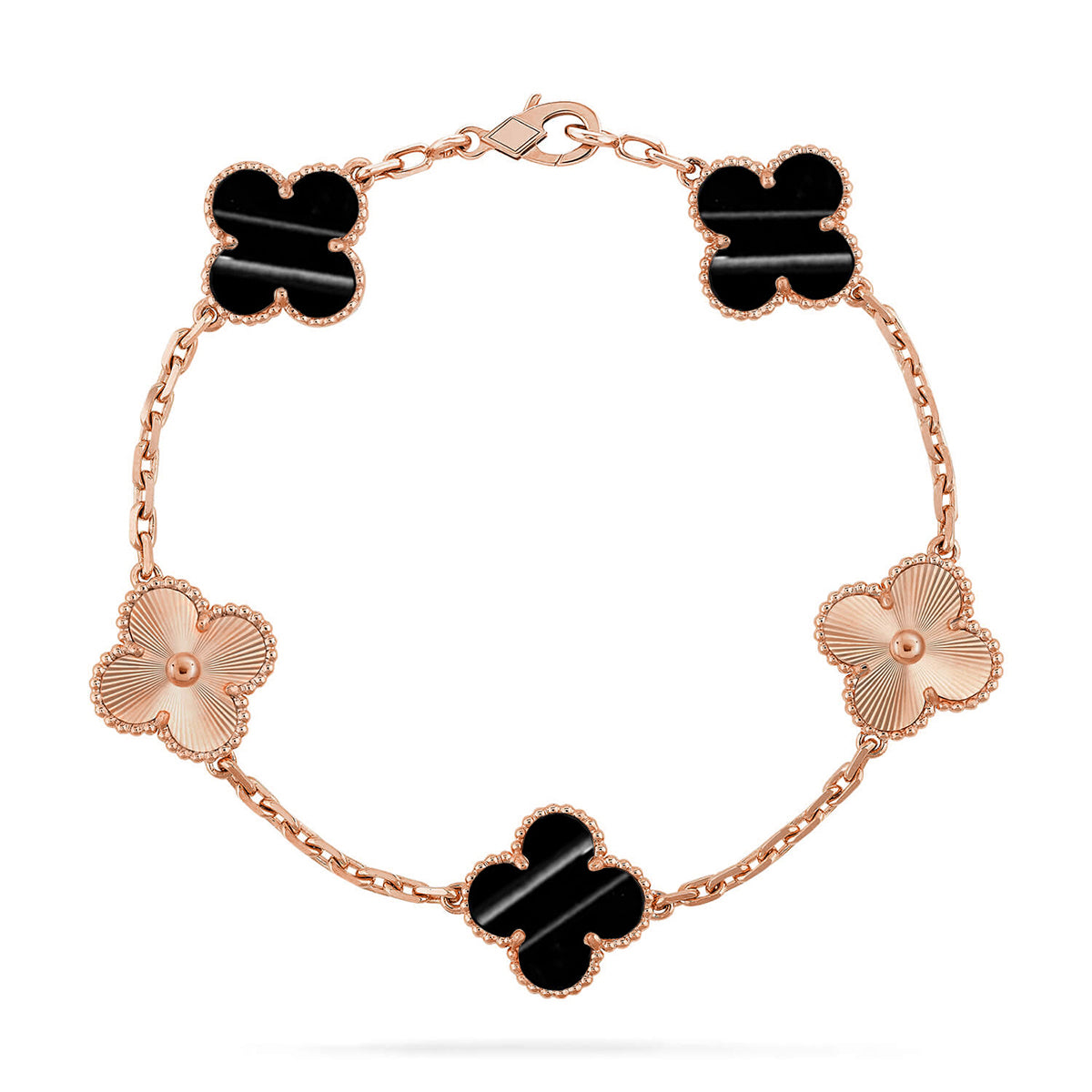 [Elowen jewels ] CLOVER 5 MOTIF PULSAR STONE BRACELET COLLECTION