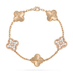 [Elowen jewels ] CLOVER 5 MOTIF LASER BRACELET COLLECTION