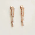 [Elowen jewels ]CHAINE CHAOS DIAMOND DROP EARRINGS