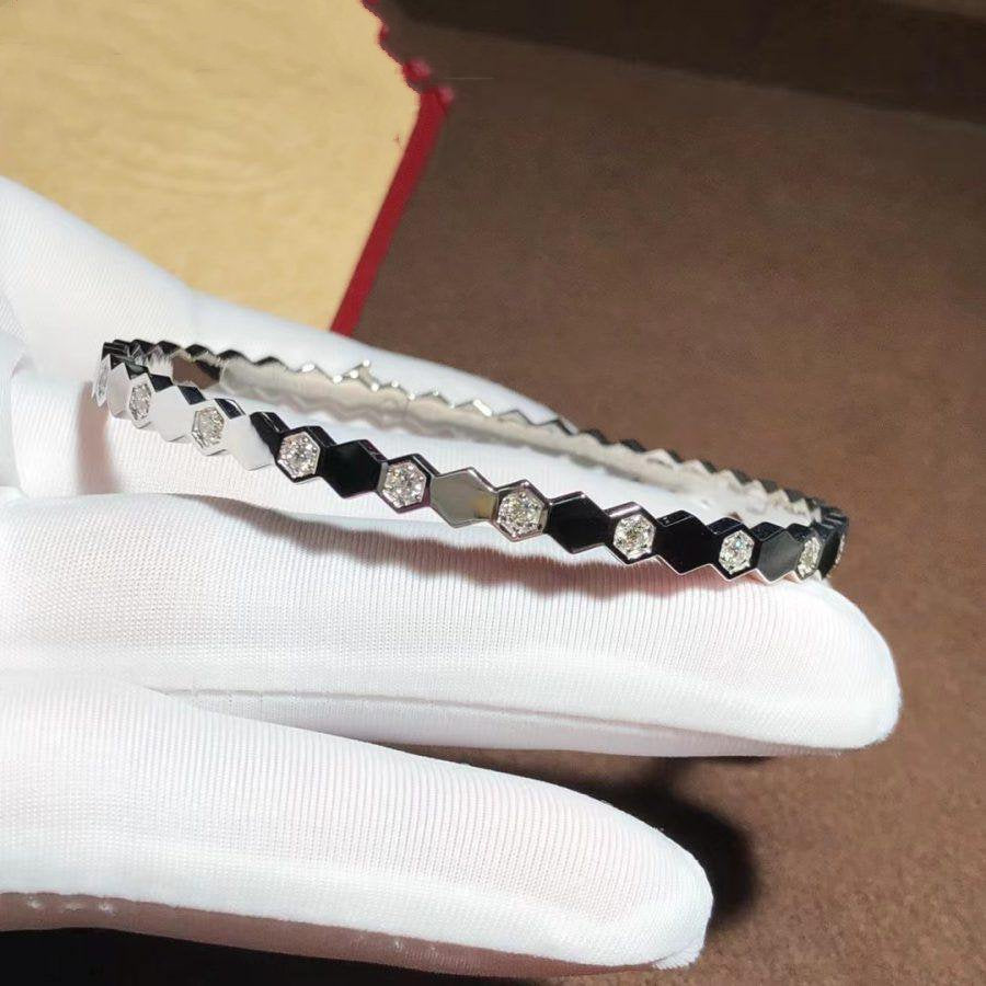 [Elowen jewels ]BEE LOVE SILBER-DIAMANTARMBAND