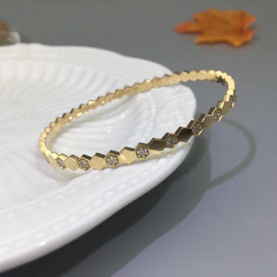 [Elowen jewels ]BEE LOVE GOLD-DIAMANT-ARMBAND