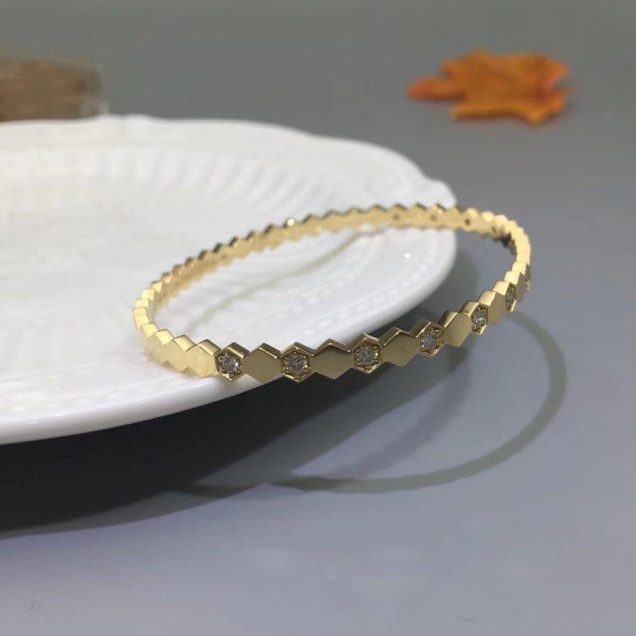[Elowen jewels ]BEE LOVE GOLD-DIAMANT-ARMBAND