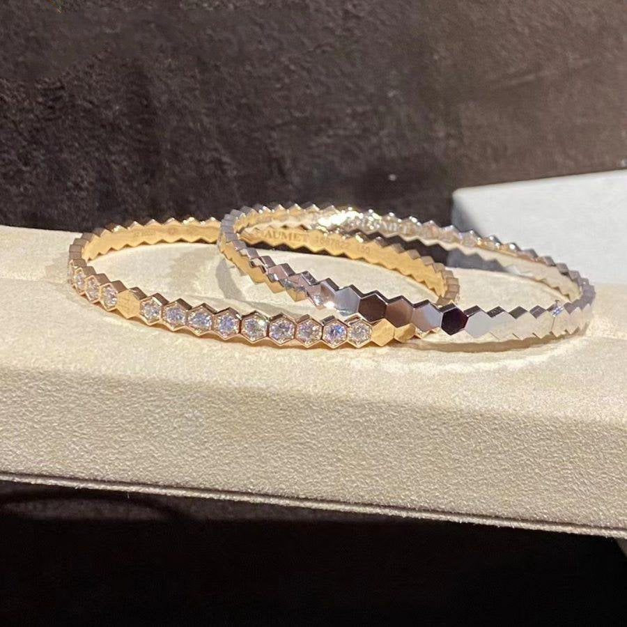 [Elowen jewels ]BEE LOVE GOLD BRACELET FULL DIAMOND