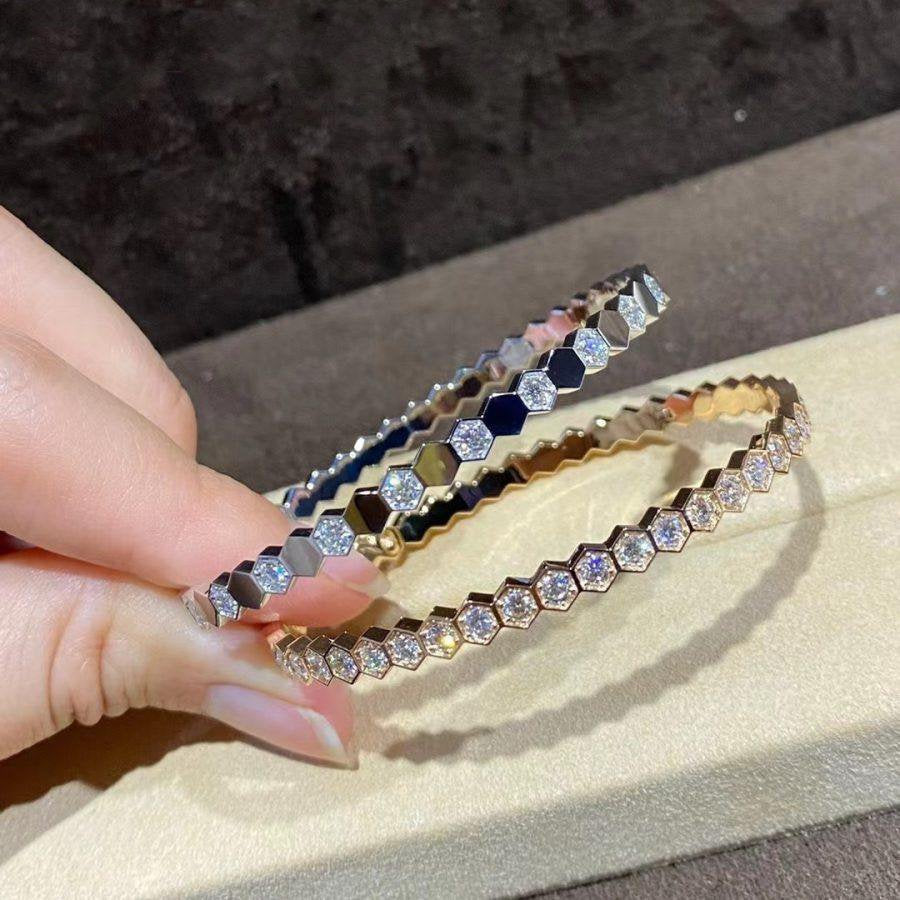 [Elowen jewels ]BEE LOVE GOLD BRACELET FULL DIAMOND