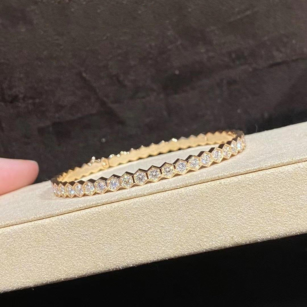 [Elowen jewels ]BEE LOVE GOLD BRACELET FULL DIAMOND