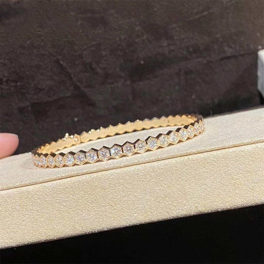 [Elowen jewels ]BEE LOVE GOLD BRACELET FULL DIAMOND