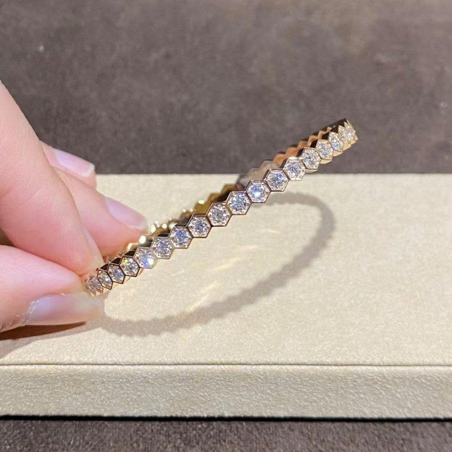 [Elowen jewels ]BEE LOVE GOLD BRACELET FULL DIAMOND
