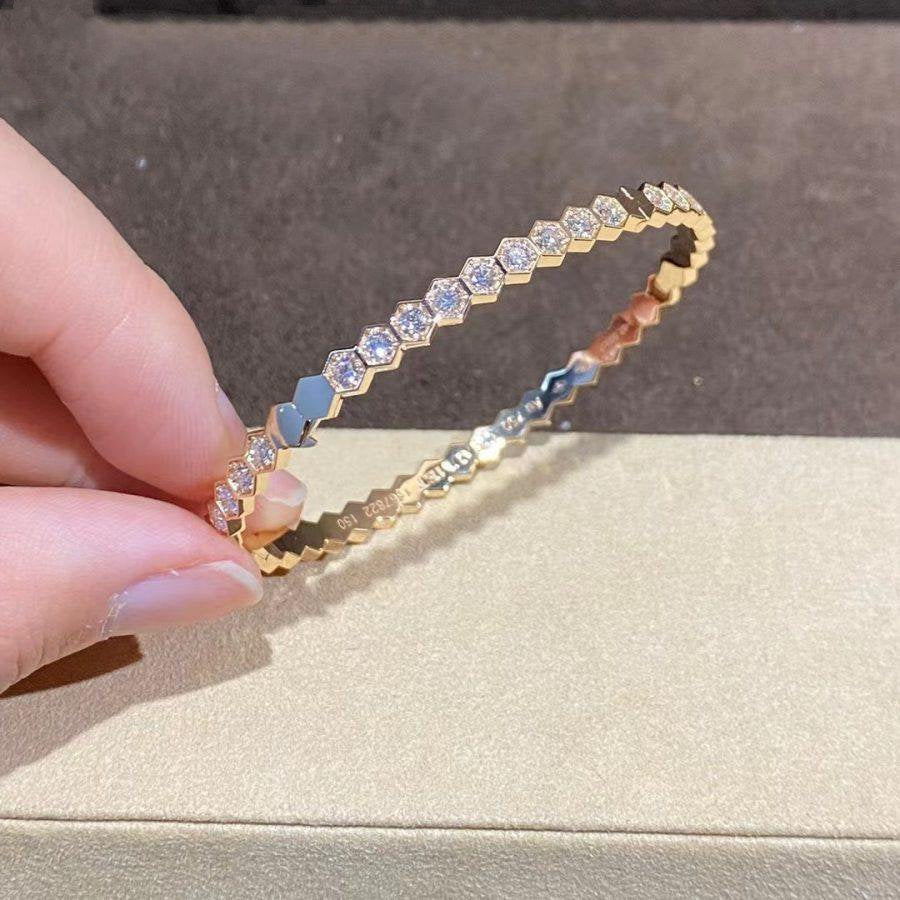 [Elowen jewels ]BEE LOVE GOLD BRACELET FULL DIAMOND