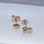 [Elowen jewels ]BEE LOVE OHRRINGE IN ROSÉGOLD MIT DIAMANTEN