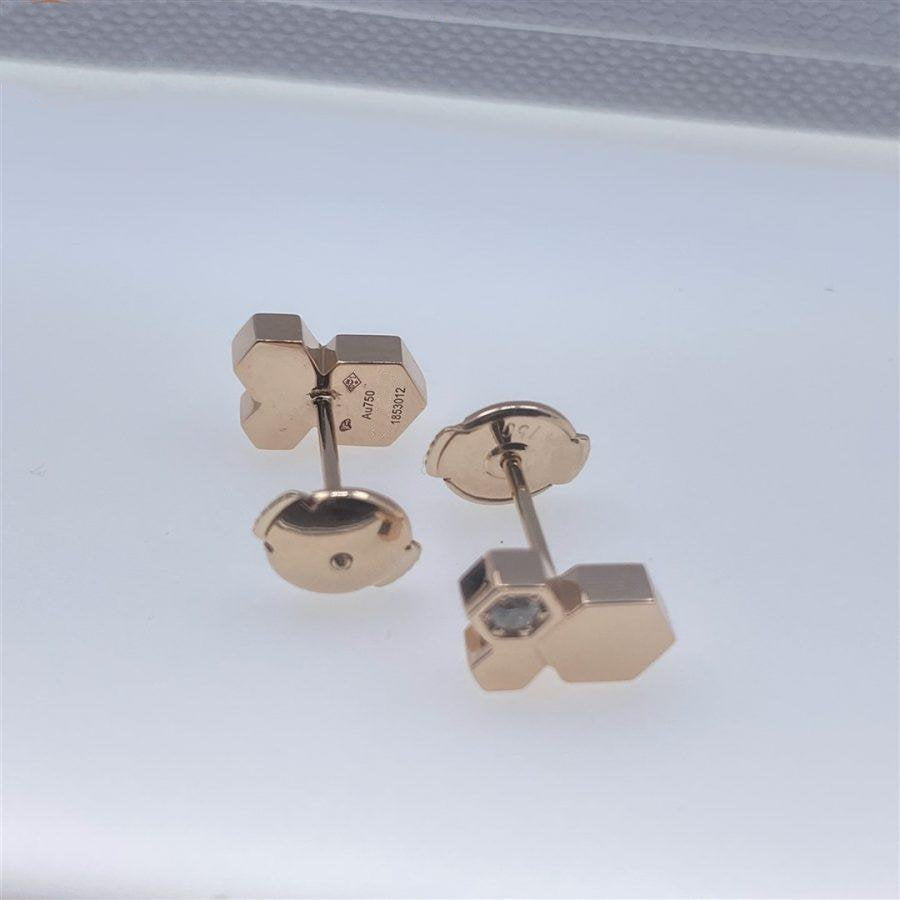 [Elowen jewels ]BEE LOVE OHRRINGE IN ROSÉGOLD MIT DIAMANTEN