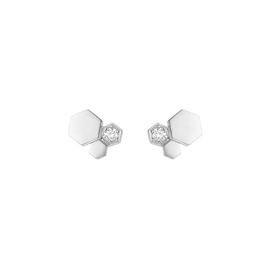 [Elowen jewels ]BEE LOVE SILVER DIAMOND EARRINGS