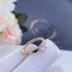 [Elowen jewels ]BEE LOVE RING ROSÉGOLD 1 DIAMANT