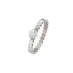 [Elowen jewels ]BEE LOVE RING SILBER 1 DIAMANT