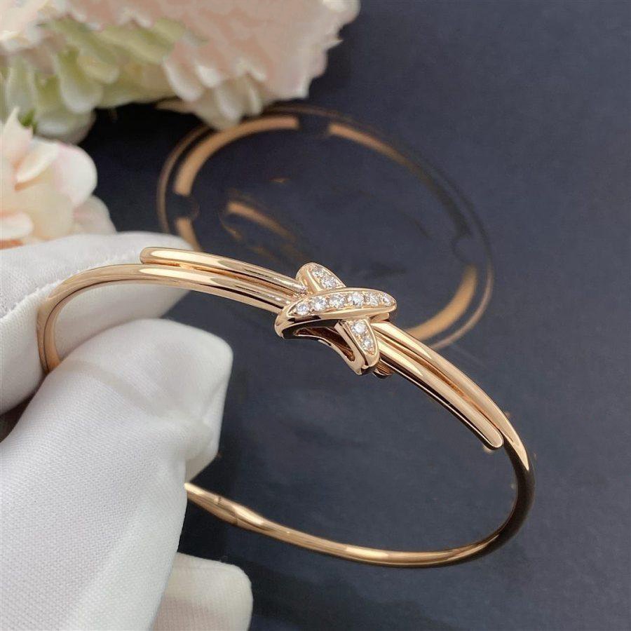 [Elowen jewels ]JEUX DE BRACELET PINK GOLD DIAMONDS