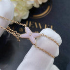 [Elowen jewels ]JEUX BRACELET PINK MOP PINK GOLD 1 DIAMOND