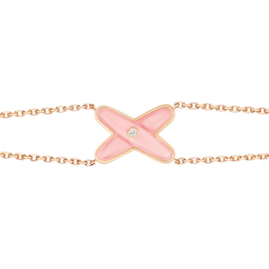 [Elowen jewels ]JEUX BRACELET PINK MOP PINK GOLD 1 DIAMOND