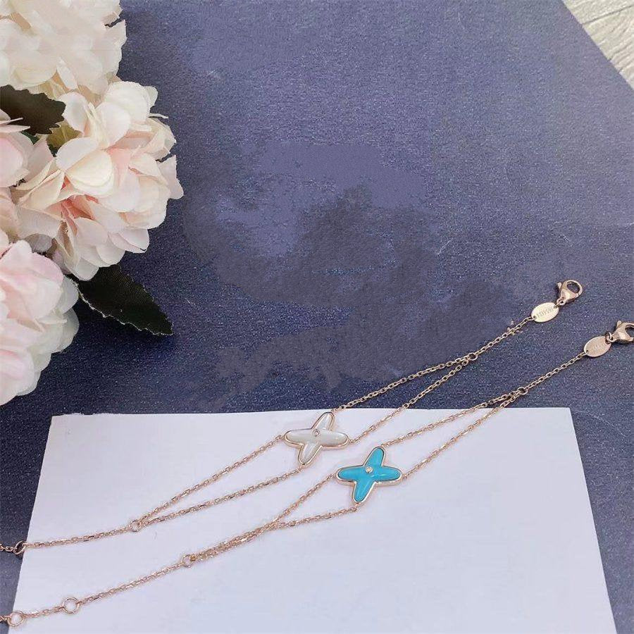[Elowen jewels ]JEUX BRACELET TURQUOISE PINK GOLD 1 DIAMOND