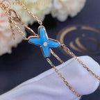 [Elowen jewels ]JEUX BRACELET TURQUOISE PINK GOLD 1 DIAMOND