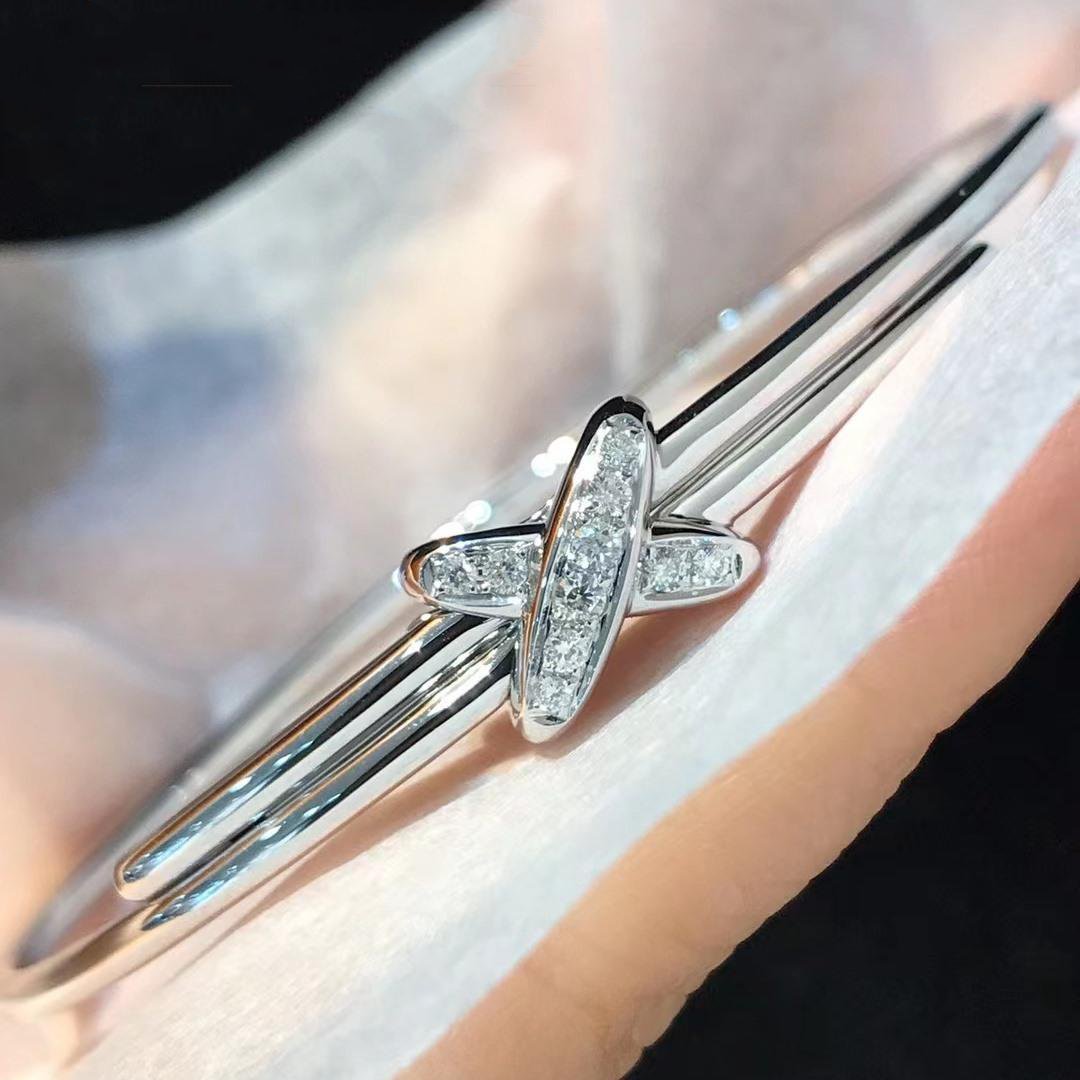 [Elowen jewels ]JEUX DE BRACELET SILVER DIAMONDS