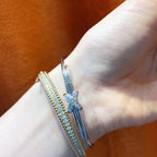 [Elowen jewels ]ARMBAND-SET SILBER DIAMANTEN
