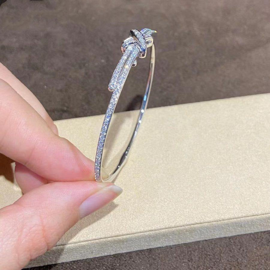 [Elowen jewels ]JEUX DE BRACELET DIAMONDS SILVER