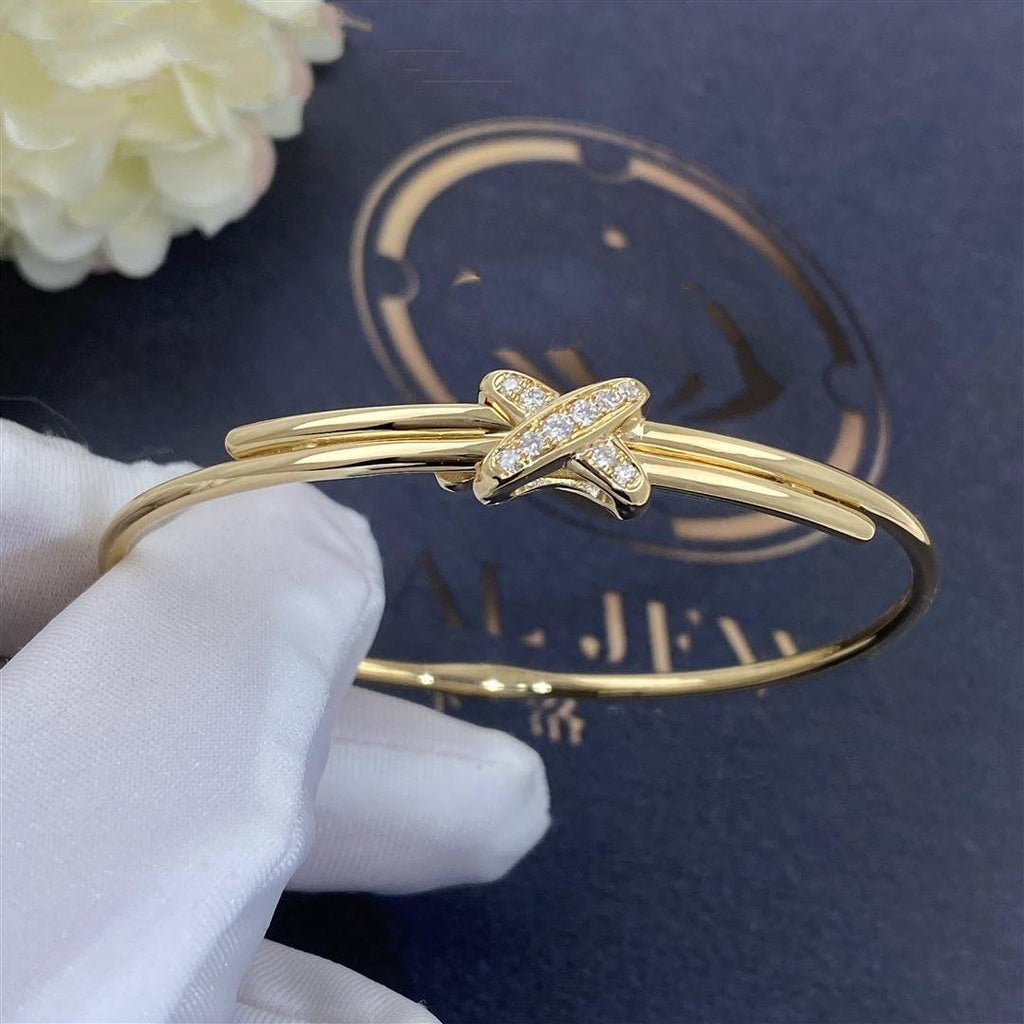 [Elowen jewels ]JEUX DE BRACELET GOLD DIAMONDS