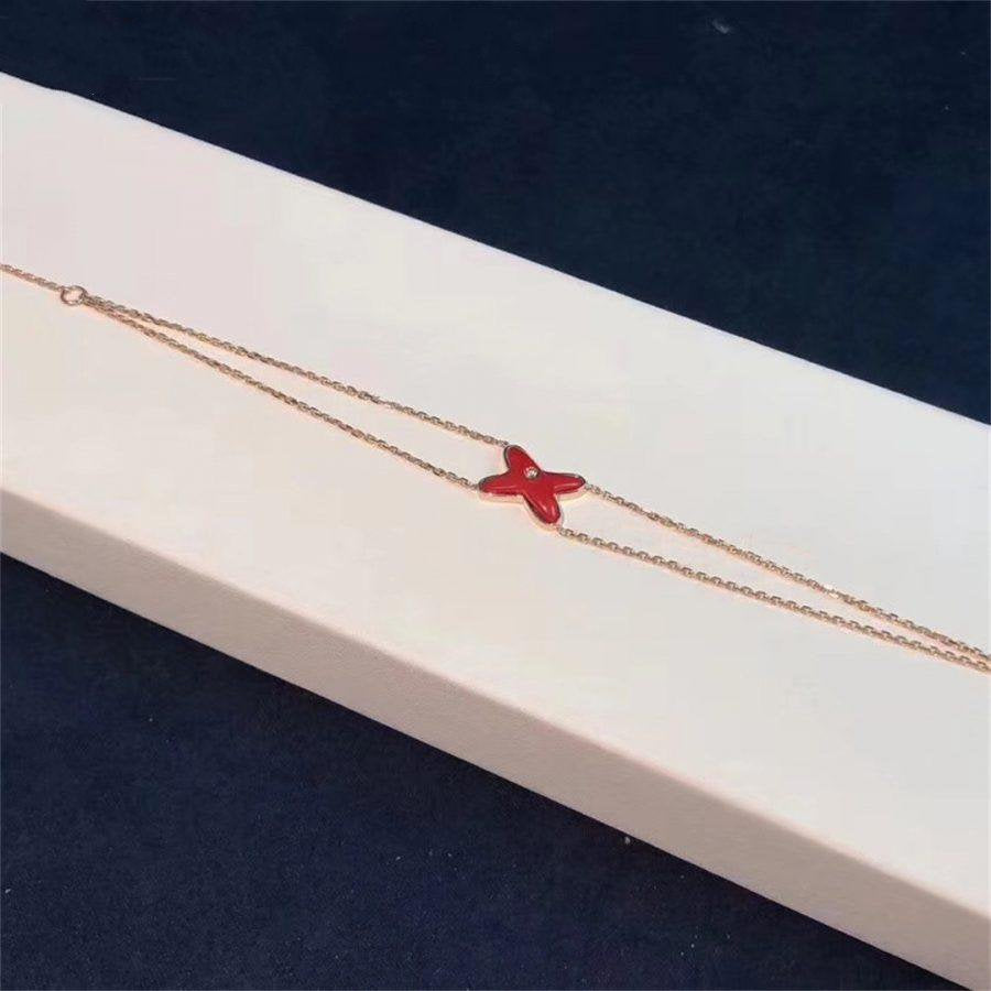 [Elowen jewels ]JEUX BRACELET CARNELIAN PINK GOLD 1 DIAMOND