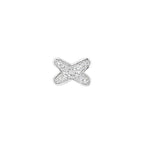 [Elowen jewels ]JEUX DE SILVER DIAMOND EARRINGS