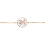 [Elowen jewels ]JEUX DE BRACELET MOP PINK GOLD DIAMONDS
