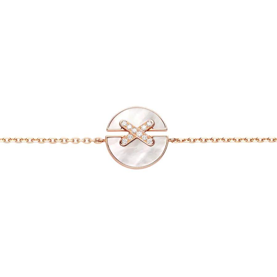 [Elowen jewels ]JEUX DE BRACELET MOP PINK GOLD DIAMONDS
