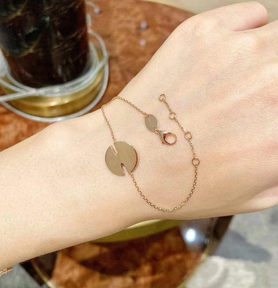 [Elowen jewels ]JEUX DE BRACELET MOP PINK GOLD DIAMONDS
