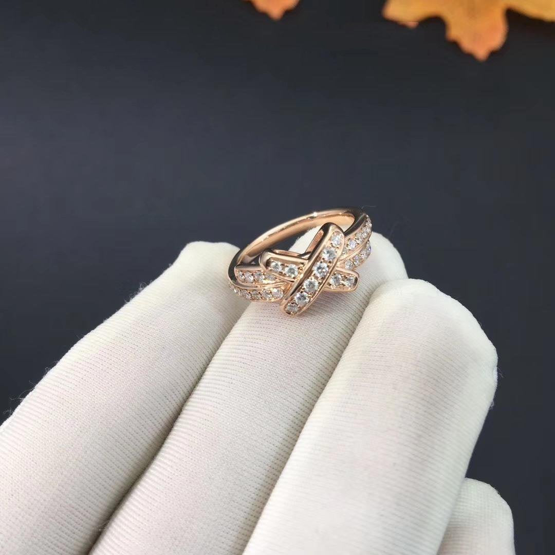 [Elowen jewels ]JEUX DE RING PINK GOLD DIAMOND