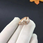 [Elowen jewels ]JEUX DE RING PINK GOLD DIAMOND