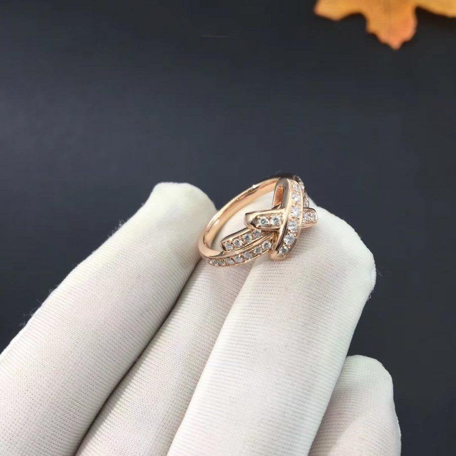 [Elowen jewels ]JEUX DE RING PINK GOLD DIAMOND