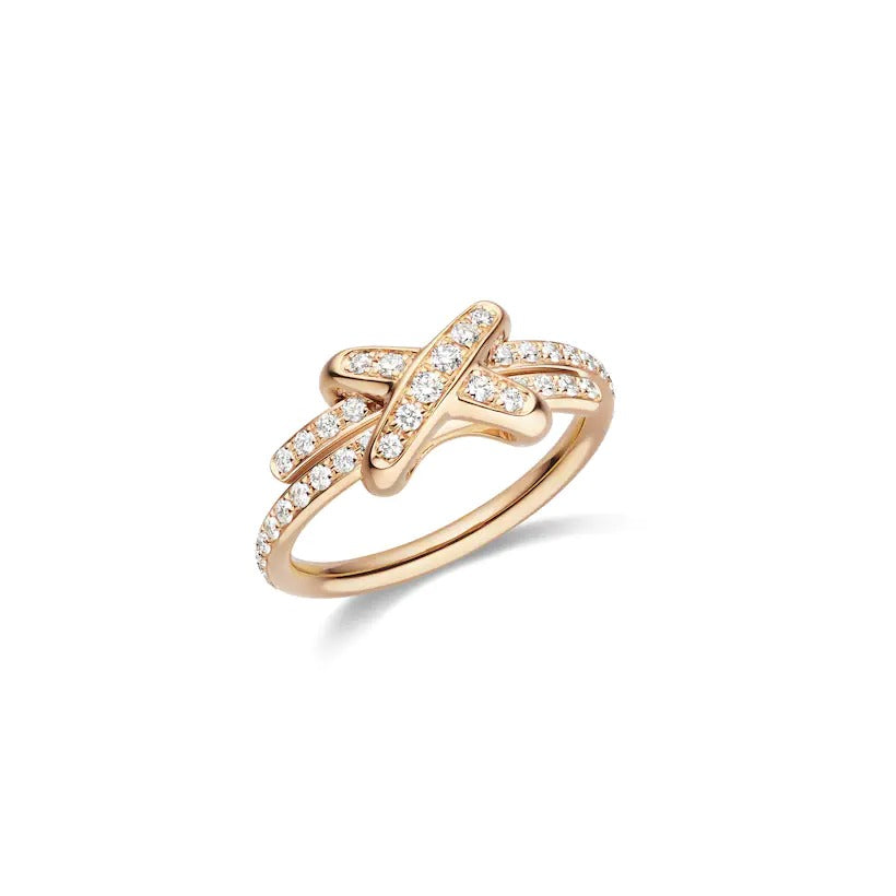 [Elowen jewels ]JEUX DE RING PINK GOLD DIAMOND