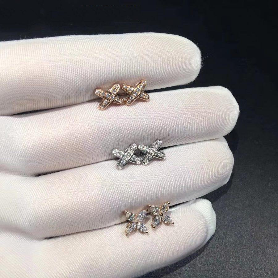 [Elowen jewels ]JEUX DE DIAMOND EARRINGS
