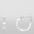 [Elowen jewels ]Hollow Design Four-Leaf Clover Flower Shape Earrings