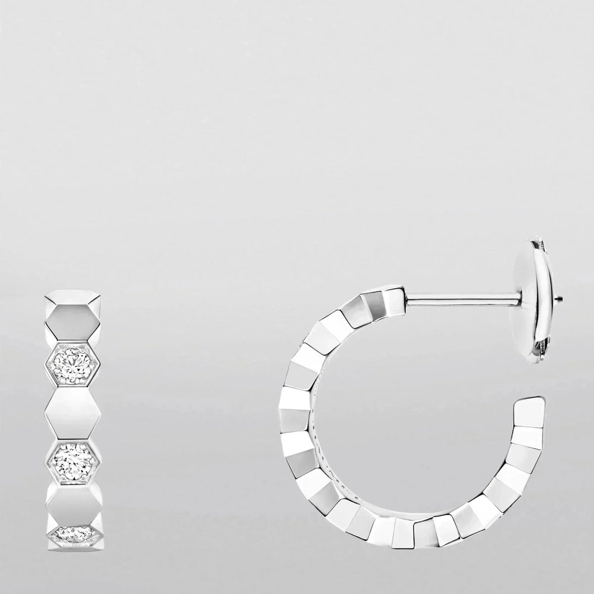 [Elowen jewels ]Hollow Design Four-Leaf Clover Flower Shape Earrings